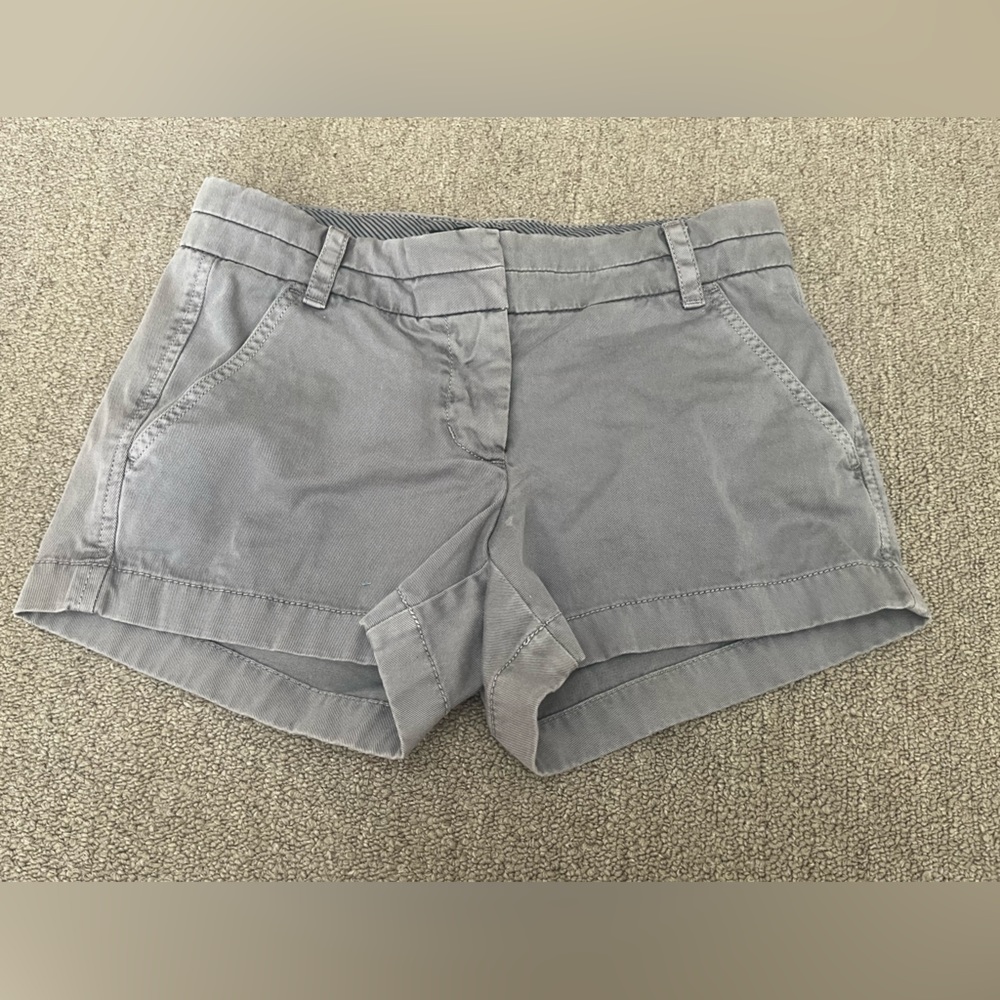 jcrew grey chino shorts